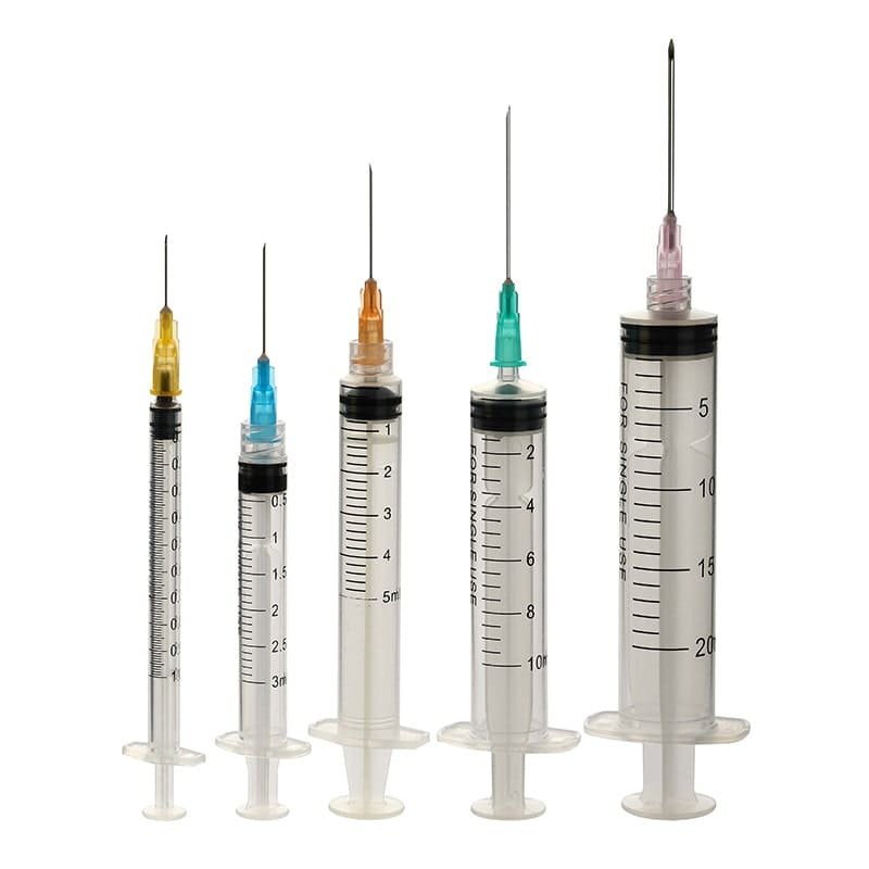 Sterile Syringes (various sizes)